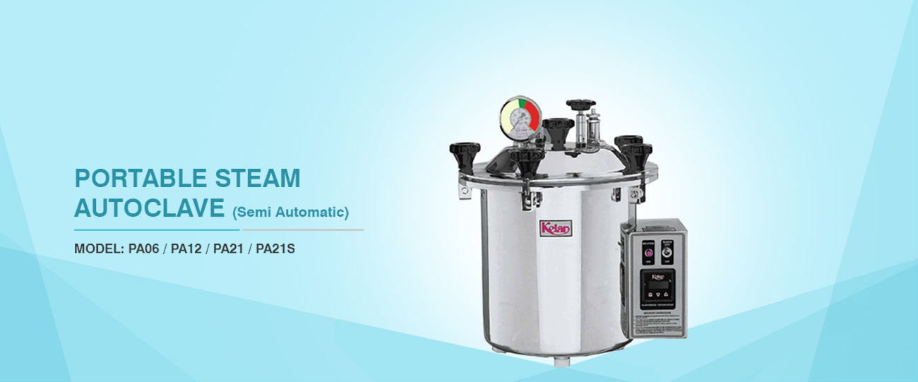 Portable Steam Autoclave (Semi Automatic)